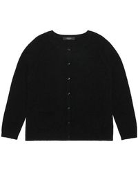 Weekend by Maxmara - Round Neck Knitted Cardigan - Lyst