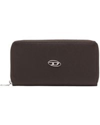 DIESEL - Logo Zip Wallet - Lyst