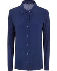 Seventy - Jersey Crepe Shirt - Lyst