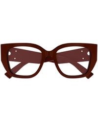 Gucci - Eyewear Butterfly Frame Glasses - Lyst