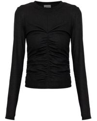Isabel Marant - Isabel Marant Étoile Delesa Ruched Long-Sleeved Top - Lyst