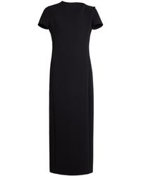 KHAITE - Iryl Open-Back Draped Crepe Dress - Lyst