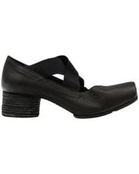 Uma Wang - Square-Toe Leather Ballerina Shoes - Lyst