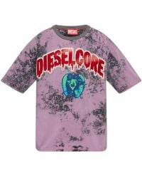 DIESEL - T-Boxt-R9 Logo Printed Crewneck T-Shirt - Lyst