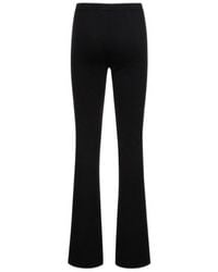 Magda Butrym - Knitted Straight Casual Pants - Lyst