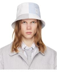 Thom Browne - Quarter Brim Bucket Hat - Lyst