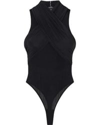 Wardrobe NYC - Translucent Tank Bodysuit - Lyst