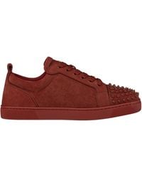 Christian Louboutin - Louis Junior Spikes Low-Top Sneakers - Lyst
