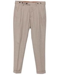 Berwich - Pleated Wool Trousers - Lyst