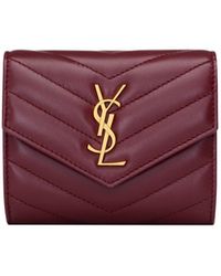 Saint Laurent - Multi-Fold Wallet - Lyst