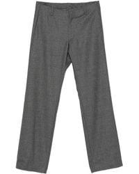 MM6 by Maison Margiela - Raw-Edge Tailored Trousers - Lyst