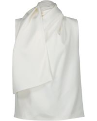 KHAITE - Wrap Detailed Sleeveless Top - Lyst