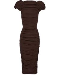 Magda Butrym - Medium Length Dress With Bubble Sleeves - Lyst