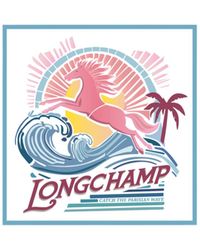 Longchamp - La Vague Du Style Silk Scarf 70 - Lyst