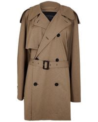 Balenciaga - Bal Cropped Trench Ld61 - Lyst