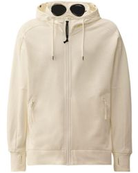 C.P. Company - Diagonal Raised Fleece Goggle Sweatshirt - Lyst