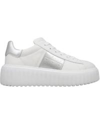 Hogan - Round-Toe Lace-Up Sneakers - Lyst
