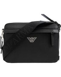 Emporio Armani - Asv Eagle Plate Mini Camera Bag - Lyst