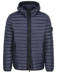 Stone Island - Zip-Up Puffer Jacket - Lyst