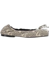 Jacquemus - Printed Square Toe Flats - Lyst