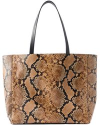 Nili Lotan - Animal-Print Leather Tote - Lyst