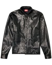 DIESEL - S-Simply-Qmbu Textured Shirt - Lyst