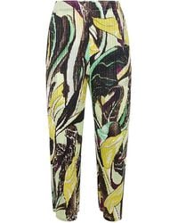Pleats Please Issey Miyake - Pleats Please Issey Miyake Tardivo Cropped Pleated Trousers - Lyst