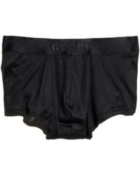 Gucci - Light Silk-Jersey Printed Trunks - Lyst