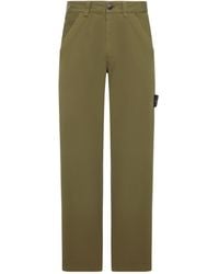 Stone Island - Tapered Patch Pocket Pants - Lyst