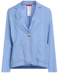 MAX&Co. - Solid Color Linen Blazer - Lyst
