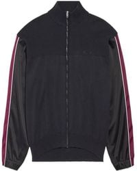 Balenciaga - Hybrid Zip-Up Sweatshirt - Lyst