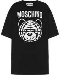 Moschino - Logo Round-Necked T-Shirt - Lyst