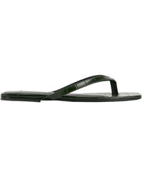 TOTEME - Totême Embossed Flat Sandals - Lyst