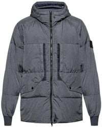 Stone Island - Compass-Patch Puffer Jacket - Lyst