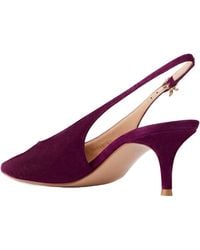 Gianvito Rossi - Crafted From Suede, Featuring A Pointed Toe And A Buckle - Lyst
