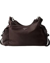 Prada - Explore Leather Shoulder Bag - Lyst