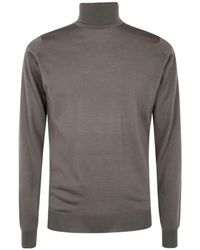John Smedley - High-Neck Sweater - Lyst