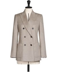 Max Mara - Mstvenere Double-Breasted Blazer - Lyst