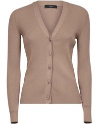 Weekend by Maxmara - V-Neck Button-Up Cardigan - Lyst