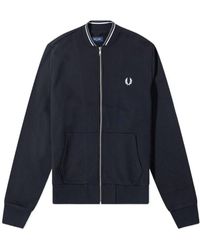 Fred Perry - Logo Zipper Casual Jacket - Lyst