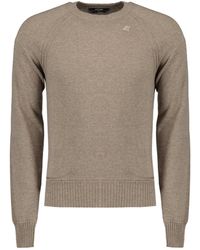 K-Way - Sebas Crew Neck Knitted Sweater - Lyst