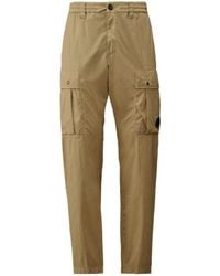 C.P. Company - 50 Fili Stretch Elasticated Lens Cargo Pants - Lyst