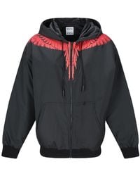 Marcelo Burlon - County Of Milan Icon Wings Printed Zipped Jacket - Lyst