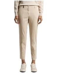 Peserico - Ruffled Fabric Trousers - Lyst
