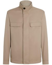 ZEGNA - Long-Sleeved Field Jacket - Lyst