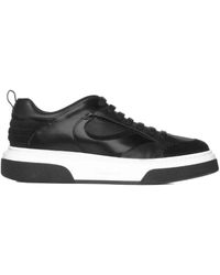 Ferragamo - Round-Toe Lace-Up Sneakers - Lyst