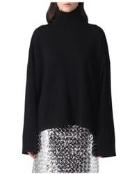 Bottega Veneta - High Neck Knitted Jumper - Lyst