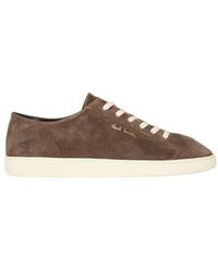 Paul Smith - Dark Taupe Suede Tripp Trainers - Lyst