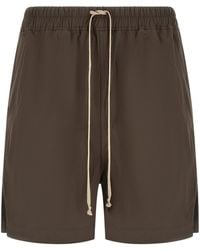 Rick Owens - Cotton Bermuda Shorts - Lyst