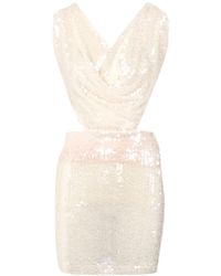 Amazuìn - Backless Dress With Laces - Lyst